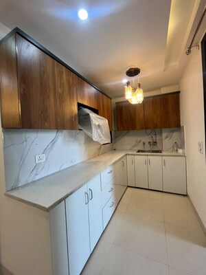 Kitchen in 3 BHK Builder Floor at Ranaji Enclave – for Rent