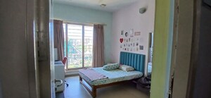 Bedroom in 3 BHK Apartment at Vasant Valley Ivy Tower, Malad East – for Rent