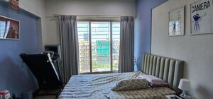 Bedroom in 3 BHK Apartment at Vasant Valley Ivy Tower, Malad East – for Rent