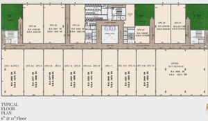Floor Plan in  Office Space at Narsingi – for Sale