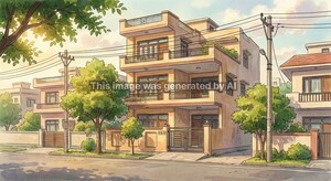  Builder Floor – Exterior View View at Shalimar Bagh - for Sale