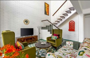 Living Room in 2 BHK Apartment at Siolim – for Sale