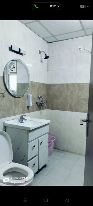 Bathroom in 2.5 BHK Apartment at 3C Lotus Boulevard, Sector 100 – for Rent