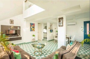 Living Room in 2 BHK Apartment at Siolim – for Sale