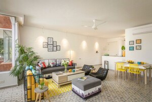 Living Room in 2 BHK Apartment at Vagator – for Sale