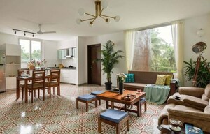 Living Room in 2 BHK Apartment at Pilerne – for Sale