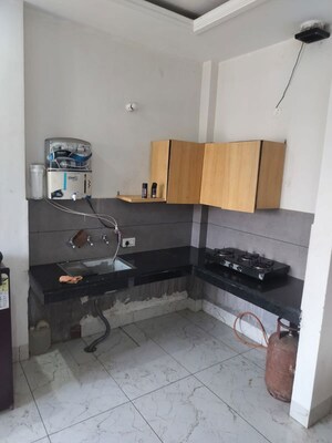 Kitchen in 1 RK Builder Floor at Aerocity – for Rent