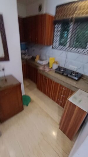Kitchen in 1 BHK Builder Floor at Malviya Nagar – for Rent