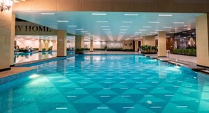 Swimming Pool in 4 BHK Apartment at My Home Bhooja, Hi Tech City – for Rent