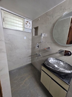 Bathroom in 2 BHK Apartment at West Vinod Nagar – for Rent