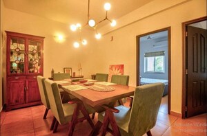 Dining area in 2 BHK Apartment at Arpora – for Sale