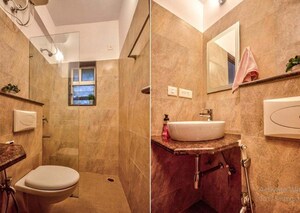 Bathroom in 2 BHK Apartment at Arpora – for Sale