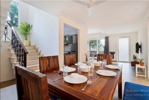 Dining area in 3 BHK Villa at Vagator – for Sale