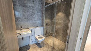 Bathroom in 3 BHK Apartment at Rustomjee Crown, Prabhadevi – for Rent