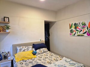 Bedroom in 1 BHK Apartment at Romell Shraddha, Borivali West – for Sale