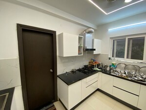 Kitchen in 3 BHK Apartment at Rajapushpa Provincia, Narsingi – for Rent
