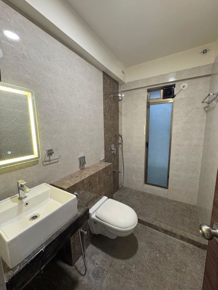 Bathroom, raj-infinia 3 Bedroom 1100 Sq.Ft. Apartment In Malad West Mumbai 10760235