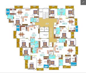 Master Plan in 3 BHK Apartment at Pavithra Sahasra, Malleswaram – for Sale