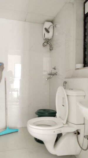 Bathroom in 2 BHK Apartment at Runwal Gardens, Dombivli East – for Rent