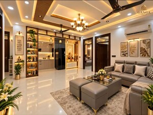 Living Room in 3 BHK Apartment at Meerut Road – for Sale