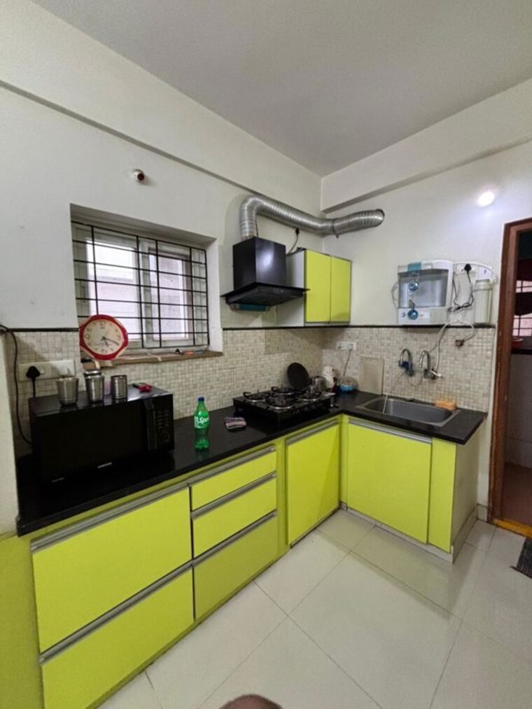 Kitchen, concrete-destina 3 Bedroom 1865 Sq.Ft. Apartment In Serilingampally Hyderabad 10760348