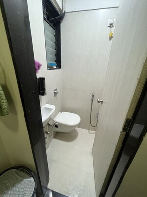 Attached Bathroom in 1 BHK Apartment at Sanjivani Tower, Vikhroli East – for Sale