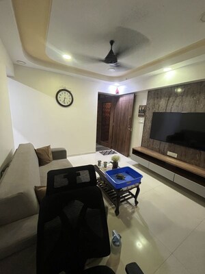 Living Room in 1 BHK Apartment at Sanjivani Tower, Vikhroli East – for Sale