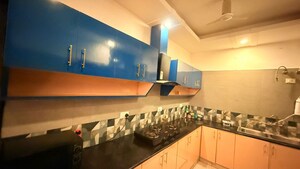 Kitchen in 3 BHK Builder Floor at Silverglades Hightown, Sushant Lok I – for Rent