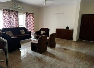 Living Room in 4 BHK Apartment at Rohtas Presidential Tower, Vibhuti Khand – for Rent