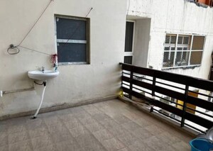 Staircase in 4 BHK Apartment at Rohtas Presidential Tower, Vibhuti Khand – for Rent