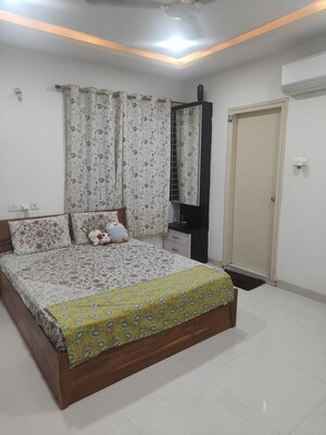 Bedroom in 3 BHK Apartment at Manbhum Rhapsody, Financial District – for Rent