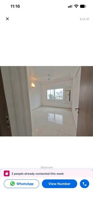 Bathroom in 3 BHK Apartment at LnT Raintree Boulevard, Hebbal – for Rent