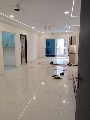 Building Lobby in 3 BHK Apartment at Rajapushpa Provincia, Narsingi – for Rent