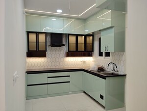 Kitchen in 3 BHK Apartment at Rajapushpa Provincia, Narsingi – for Rent