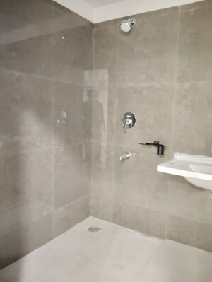 Bathroom in 3 BHK Apartment at Rajapushpa Provincia, Narsingi – for Rent