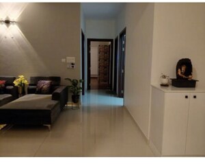 Living Room in 3 BHK Apartment at LnT Raintree Boulevard, Hebbal – for Rent