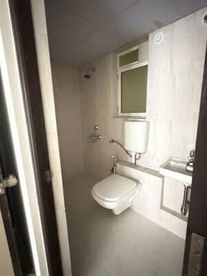 Bathroom in 1 BHK Apartment at Puranik Rumah Bali, Ghodbunder Road – for Rent