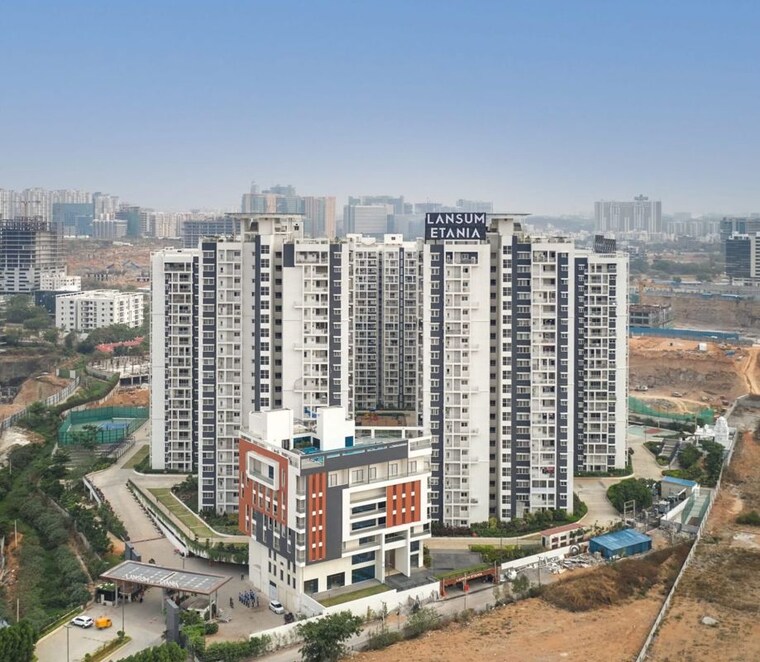 Exterior View, lansum-etania 4 Bedroom 3280 Sq.Ft. Apartment In Gachibowli Hyderabad 10760545