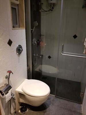 Bathroom in 3 BHK Villa at Hiranandani Powai Park, Powai – for Rent