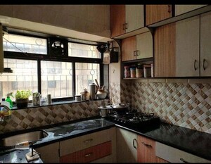 Kitchen in 2 BHK Apartment at Surya Kiran CHS Ghansoli, Ghansoli – for Rent