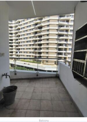 Staircase in 3 BHK Apartment at Mantri Lithos, Thanisandra – for Rent