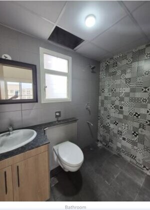 Bathroom in 2 BHK Apartment at Sobha Dream Gardens, Thanisandra Main Road – for Rent