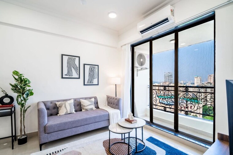 Living Room, lake-florence 2 Bedroom 910 Sq.Ft. Apartment In Powai Mumbai 10760724