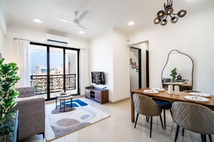 Living Room in 2 BHK Apartment at Lake Florence, Powai – for Sale