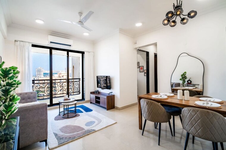 Living Room, lake-florence 2 Bedroom 910 Sq.Ft. Apartment In Powai Mumbai 10760724
