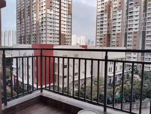 Balcony in 2 BHK Apartment at Rajapushpa Provincia, Narsingi – for Rent