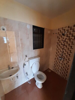 Bathroom in 3 BHK Apartment at Hubtown Greenwoods, Vartak Nagar – for Rent