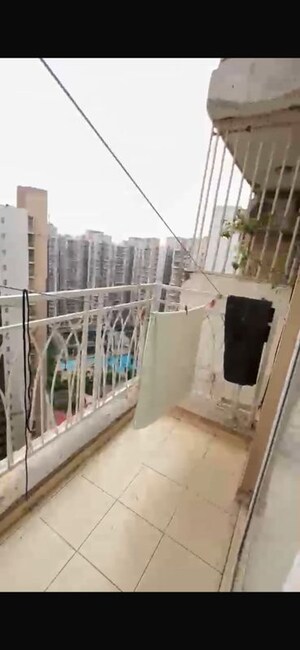 Balcony in 2.5 BHK Apartment at Mahagun My Woods, Sector 16c Greater Noida – for Rent