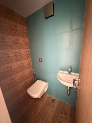 Bathroom in 1 BHK Apartment at Lodha Crown Kolshet, Kolshet Road – for Rent