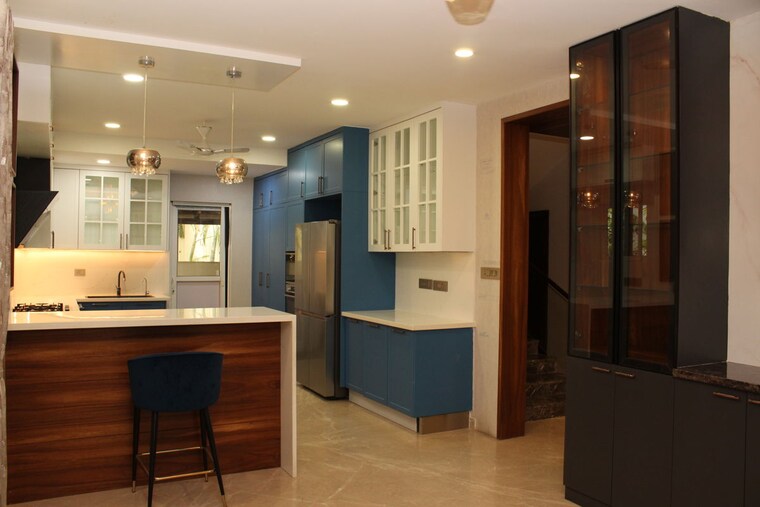 Living Room, rajapushpa-green-dale 4 Bedroom 4200 Sq.Ft. Villa In Tellapur Hyderabad 10760839
